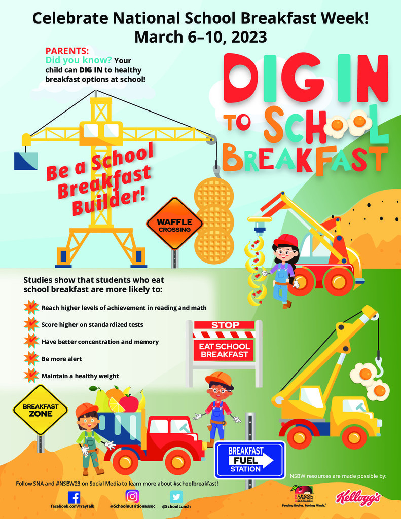 construction site clipart dig in to school breakfast